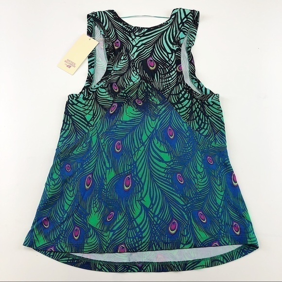MATTHEW Williamson/H&M collab NWT peacock tank - Picture 2 of 5